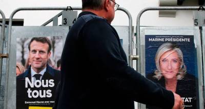 Ο νικητής του α&#039; γύρου Μακρόν θα αναμετρηθεί με την Λεπέν στις 24 Απριλίου | Οι πρώτες δημοσκοπήσεις για τον β&#039; γύρο