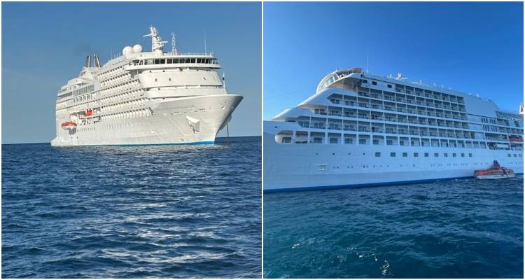 Το πολυτελές κρουαζιερόπλοιο Seven Seas Navigator στη Λήμνο