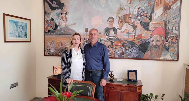 Ο δρόμος προς Ηφαιστία και η παραλιακή ζώνη του Μούδρου στην ατζέντα της συνάντησης Γεώργα - Βλάττα