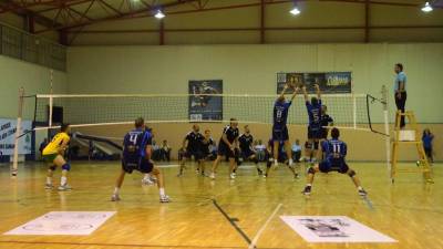 Η ομάδα του Λήμνος Sports Club στο Τουρνουά βόλλευ στο Σουφλί