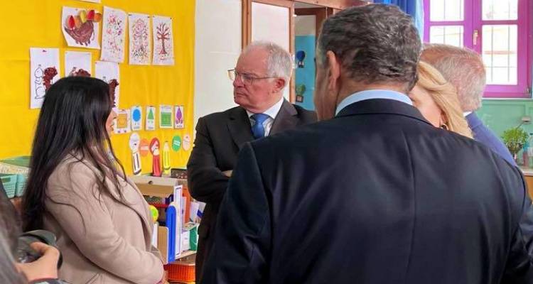 Επίσκεψη του Προέδρου της Δημοκρατίας στο Ειδικό Σχολείο Καλλιθέας ύστερα από πρόσκληση του Συλλόγου Γονέων και Κηδεμόνων