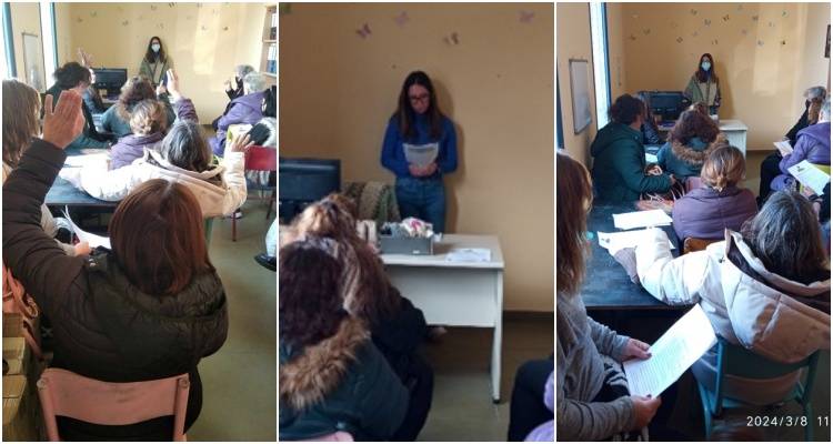 Δράση Προαγωγής Ψυχικής Υγείας σε ωφελούμενες γυναίκες του Κοινωνικού Παντοπωλείου Δήμου Λήμνου με αφορμή την Ημέρα της Γυναίκας