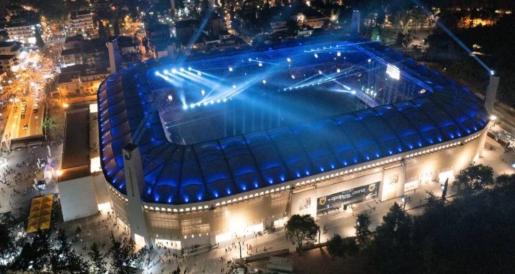 &Tau;&epsilon;&lambda;&iota;&kappa;ό&sigmaf; Conference League: &Phi;&rho;&omicron;ύ&rho;&iota;&omicron; &eta; OPAP Arena &mu;&epsilon; 5.000 &alpha;&sigma;&tau;&upsilon;&nu;&omicron;&mu;&iota;&kappa;&omicron;ύ&sigmaf;, &epsilon;&lambda;&iota;&kappa;ό&pi;&tau;&epsilon;&rho;&alpha;, drones -&Pi;&omicron;&iota;&omicron;&iota; &delta;&rho;ό&mu;&omicron;&iota; &kappa;&lambda;&epsilon;ί&nu;&omicron;&upsilon;&nu;
