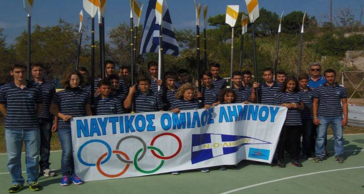 Η αθλήτρια του ΝΟΛ Μαρία Βύρη στο κοινόβιο της Εθνικής Ομάδας κωπηλασίας