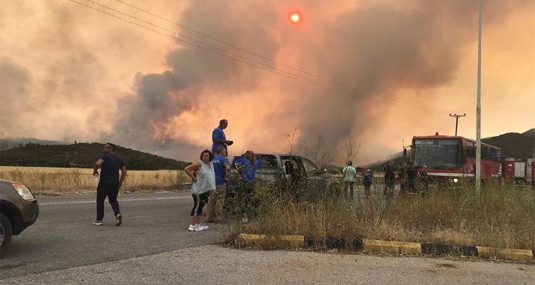 Φωτιά στα Βίλια: Κάηκαν σπίτια εκτός οικισμού | Σε ετοιμότητα οι κάτοικοι για να εκκενώσουν