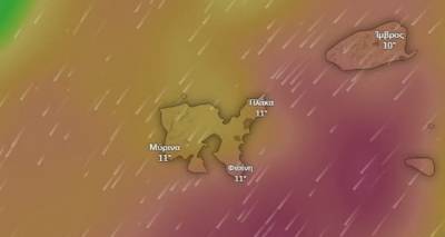 Λήμνος: Σφοδρές ριπές άνω των 100 km/h | Προειδοποίηση για αυξημένη προσοχή