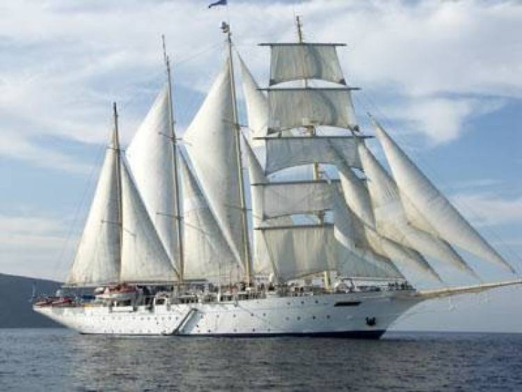 Το κρουαζιερόπλοιο «Star Clipper» σήμερα στη Λήμνο
