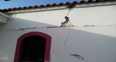 Αποκατάσταση ζημιών των κτιρίων που πλήγηκαν από τον σεισμό της 24ης  Μαίου 2014 στη Λήμνο