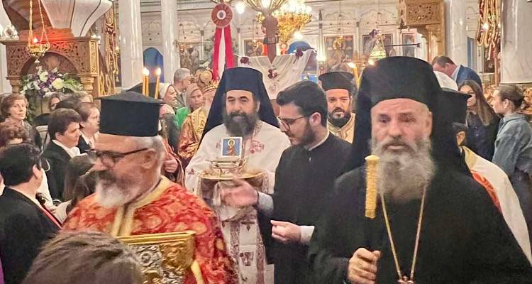 Ο Κάσπακας υποδέχεται το Ιερό Λείψανο του Αγίου Γεωργίου