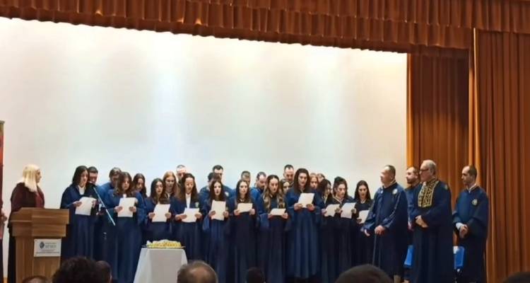 Τελετή καθομολόγησης και απονομής τίτλων σπουδών για τους φοιτητές της Λήμνου