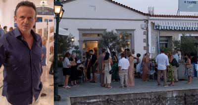 Εγκαινιάστηκε η έκθεση ζωγραφικής του Ανδρέα Κοντέλλη «Λήμνου Περιπλάνησις»