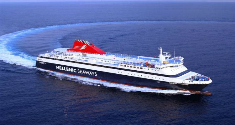 &Eta; Hellenic Seaways &epsilon;&pi;&epsilon;&nu;&delta;ύ&epsilon;&iota; &sigma;&tau;&alpha; &nu;&eta;&sigma;&iota;ά &tau;&omicron;&upsilon; &Beta;&Alpha; &Alpha;&iota;&gamma;&alpha;ί&omicron;&upsilon; &kappa;&alpha;&iota; &tau;&omicron;&nu; &theta;&rho;&eta;&sigma;&kappa;&epsilon;&upsilon;&tau;&iota;&kappa;ό &tau;&omicron;&upsilon;&rho;&iota;&sigma;&mu;ό