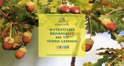 &Phi;&upsilon;&tau;&epsilon;ύ&omicron;&upsilon;&mu;&epsilon; &beta;&epsilon;&lambda;&alpha;&nu;&iota;&delta;&iota;έ&sigmaf; &mu;&epsilon; &tau;&omicron; Terra Lemnia