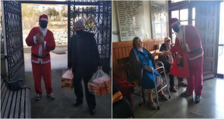 Ο Άγιος Βασίλης επισκέφθηκε το Γηροκομείο Λήμνου (photos)