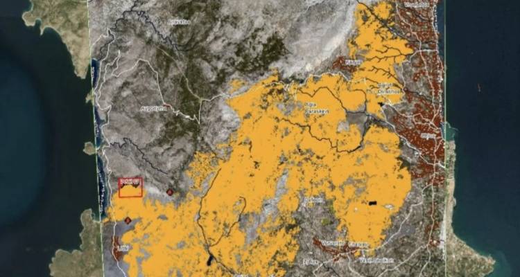 &Eta; &delta;&omicron;&rho;&upsilon;&phi;&omicron;&rho;&iota;&kappa;ή &alpha;&pi;&omicron;&tau;ύ&pi;&omega;&sigma;&eta; &tau;&eta;&sigmaf; &pi;&upsilon;&rho;&kappa;&alpha;&gamma;&iota;ά&sigmaf; &sigma;&tau;&eta; &Chi;ί&omicron; &ndash;&Pi;ά&nu;&omega; &alpha;&pi;ό 40.000 &sigma;&tau;&rho;έ&mu;&mu;&alpha;&tau;&alpha; έ&chi;&omicron;&upsilon;&nu; &kappa;&alpha;&epsilon;ί