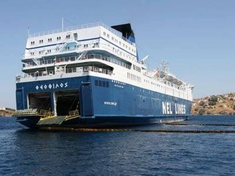 Μετά από 6 ώρες καθυστέρησης τα ξημερώματα τελικά το Θεόφιλος στη Λήμνο