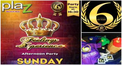 &Sigma;ή&mu;&epsilon;&rho;&alpha; &tau;&omicron; &epsilon;&pi;&epsilon;&tau;&epsilon;&iota;&alpha;&kappa;ό &laquo;6 Years Feelings &ndash;X-perience&raquo; beach party | Ό&lambda;&epsilon;&sigmaf; &omicron;&iota; &lambda;&epsilon;&pi;&tau;&omicron;&mu;έ&rho;&epsilon;&iota;&epsilon;&sigmaf;