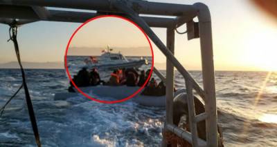 Τουρκική ακταιωρός βοηθάει βάρκα με μετανάστες να μπει στα ελληνικά χωρικά ύδατα! (video)