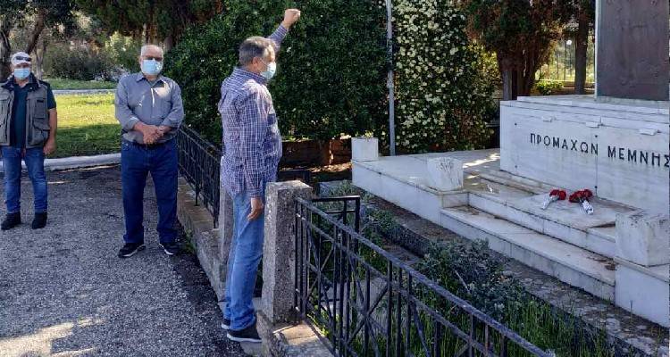 Το ΚΚΕ Λήμνου τίμησε την Εργατική Πρωτομαγιά (photos)