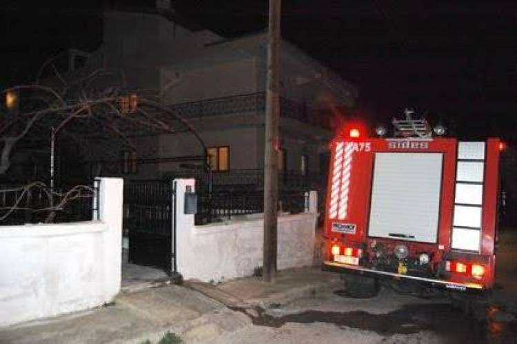 Φωτιά σε καμινάδα οικίας στη Μύρινα