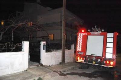 Φωτιά σε καμινάδα οικίας στη Μύρινα