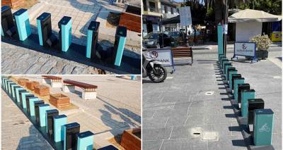 Έρχονται και στη Λήμνο τα κοινόχρηστα ηλεκτρικά ποδήλατα | Ήδη τοποθετήθηκαν οι πρώτες βάσεις στη Μύρινα