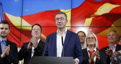 &Beta;ό&rho;&epsilon;&iota;&alpha; &Mu;&alpha;&kappa;&epsilon;&delta;&omicron;&nu;ί&alpha;: &Pi;&rho;&omicron;&kappa;&lambda;&eta;&tau;&iota;&kappa;ή &delta;ή&lambda;&omega;&sigma;&eta; &tau;&omicron;&upsilon; &pi;&rho;&omicron;έ&delta;&rho;&omicron;&upsilon; &tau;&omicron;&upsilon; VMRO | &laquo;&Theta;&alpha; &alpha;&pi;&omicron;&kappa;&alpha;&lambda;ώ &tau;&eta; &chi;ώ&rho;&alpha; &mu;&omicron;&upsilon; ό&pi;&omega;&sigmaf; &theta;έ&lambda;&omega;, &alpha;&nu; &delta;&epsilon;&nu; &sigma;&alpha;&sigmaf; &alpha;&rho;έ&sigma;&epsilon;&iota;, &sigma;&tau;&eta; &Chi;ά&gamma;&eta;&raquo;