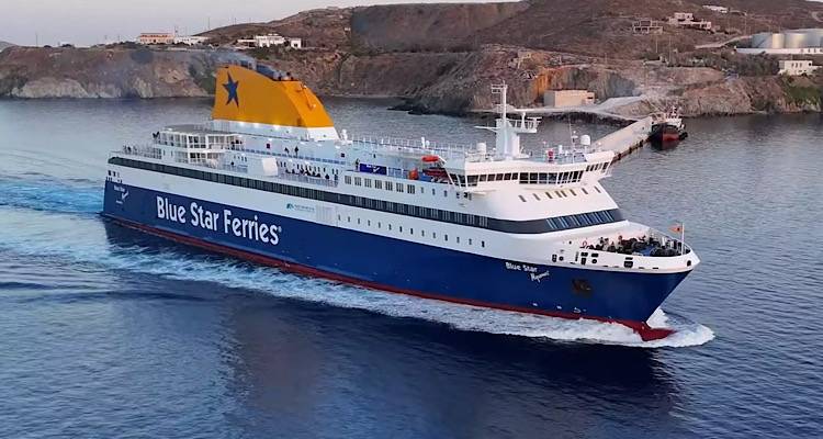 2 Ιουνίου αποχωρεί το Blue Star Myconos από τις άγονες του Βορείου Αιγαίου