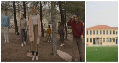 &Gamma;&upsilon;&mu;&nu;ά&sigma;&iota;&omicron; &Lambda;&iota;&beta;&alpha;&delta;&omicron;&chi;&omega;&rho;ί&omicron;&upsilon;: &laquo;&Mu;&epsilon; &tau;&omicron; &beta;&lambda;έ&mu;&mu;&alpha; &sigma;&tau;&rho;&alpha;&mu;&mu;έ&nu;&omicron; &sigma;&tau;&eta; &Lambda;ή&mu;&nu;&omicron;. . .&raquo; | 1&omicron; &beta;&rho;&alpha;&beta;&epsilon;ί&omicron; &Nu;&tau;&omicron;&kappa;&iota;&mu;&alpha;&nu;&tau;έ&rho;