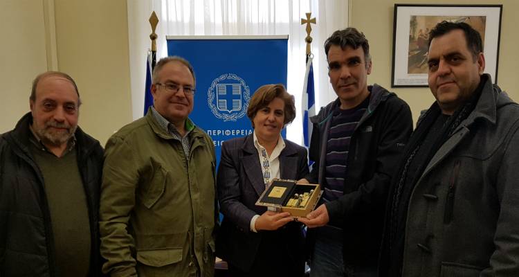 Συνάντηση Καλογήρου με παραγωγούς ελαιολάδου και αρωματικών φυτών