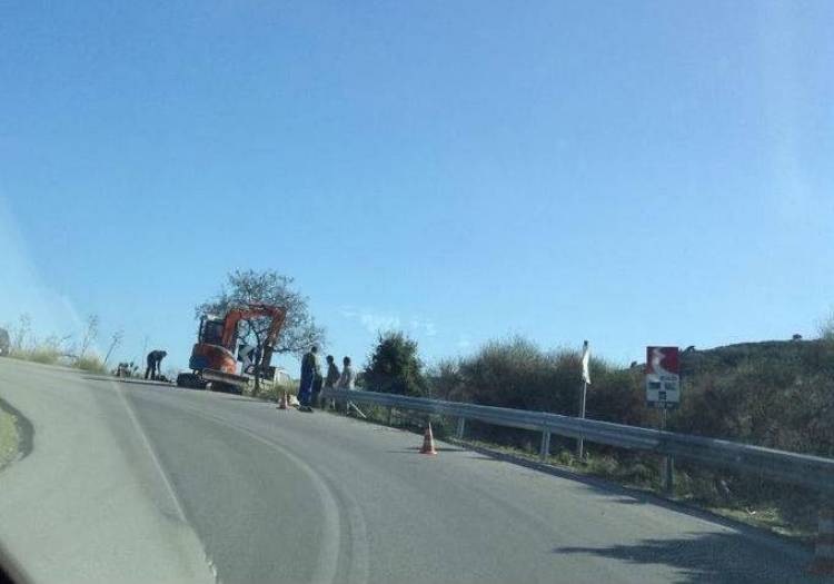 Εργασίες στο επαρχιακό δίκτυο της Λήμνου