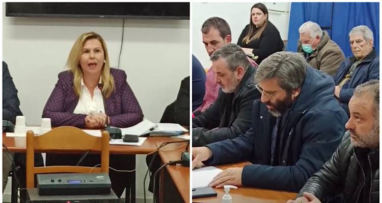 Λήμνος: Το πρώτο «μπρα ντε φερ» Γεώργα - Μαρινάκη στο Δημοτικό Συμβούλιο (video)