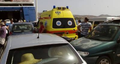 Τραυματισμός επιβάτιδος Ε/Γ-Ο/Γ πλοίου στη Μύρινα
