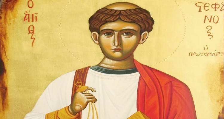 &Omicron; &Pi;&rho;&omega;&tau;&omicron;&mu;ά&rho;&tau;&upsilon;&sigmaf; &Sigma;&tau;έ&phi;&alpha;&nu;&omicron;&sigmaf; &mu;&epsilon; &tau;&omicron; &alpha;ί&mu;&alpha; &tau;&omicron;&upsilon; &pi;ό&tau;&iota;&sigma;&epsilon; &tau;&omicron; &delta;έ&nu;&delta;&rho;&omicron; &tau;&eta;&sigmaf; &Omicron;&rho;&theta;&omicron;&delta;&omicron;&xi;ί&alpha;&sigmaf;. Έ&delta;&epsilon;&iota;&xi;&epsilon; &tau;&omicron;&nu; &delta;&rho;ό&mu;&omicron; &tau;&eta;&sigmaf; &pi;ί&sigma;&tau;&eta;&sigmaf; &sigma;&epsilon; ό&lambda;&omicron;&upsilon;&sigmaf; &mu;&alpha;&sigmaf;.