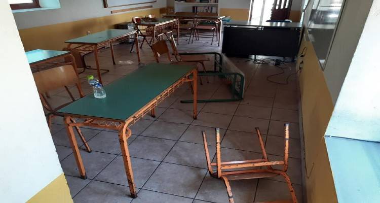 Στόχος βανδαλισμού και το σχολείο Κοντοπουλίου