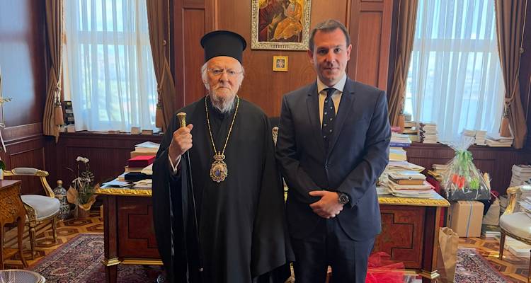 &Sigma;&upsilon;&nu;ά&nu;&tau;&eta;&sigma;&eta; &Delta;&omicron;&upsilon;&delta;&omega;&nu;ή &mu;&epsilon; &tau;&omicron;&nu; &Omicron;&iota;&kappa;&omicron;&upsilon;&mu;&epsilon;&nu;&iota;&kappa;ό &Pi;&alpha;&tau;&rho;&iota;ά&rho;&chi;&eta; &Beta;&alpha;&rho;&theta;&omicron;&lambda;&omicron;&mu;&alpha;ί&omicron; | &Sigma;&upsilon;&zeta;ή&tau;&eta;&sigma;&alpha;&nu; &kappa;&alpha;&iota; &gamma;&iota;&alpha; &tau;&eta;&nu; &kappa;&rho;ί&sigma;&eta; &mu;&epsilon; &tau;&omicron;&nu; &alpha;&phi;&theta;ώ&delta;&eta; &sigma;&tau;&eta; &Lambda;έ&sigma;&beta;&omicron;