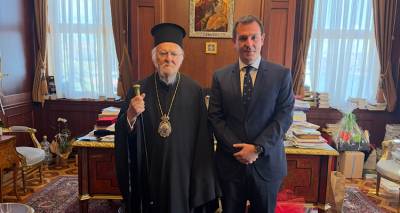 &Sigma;&upsilon;&nu;ά&nu;&tau;&eta;&sigma;&eta; &Delta;&omicron;&upsilon;&delta;&omega;&nu;ή &mu;&epsilon; &tau;&omicron;&nu; &Omicron;&iota;&kappa;&omicron;&upsilon;&mu;&epsilon;&nu;&iota;&kappa;ό &Pi;&alpha;&tau;&rho;&iota;ά&rho;&chi;&eta; &Beta;&alpha;&rho;&theta;&omicron;&lambda;&omicron;&mu;&alpha;ί&omicron; | &Sigma;&upsilon;&zeta;ή&tau;&eta;&sigma;&alpha;&nu; &kappa;&alpha;&iota; &gamma;&iota;&alpha; &tau;&eta;&nu; &kappa;&rho;ί&sigma;&eta; &mu;&epsilon; &tau;&omicron;&nu; &alpha;&phi;&theta;ώ&delta;&eta; &sigma;&tau;&eta; &Lambda;έ&sigma;&beta;&omicron;