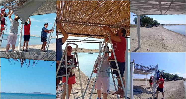 Παρεμβάσεις στην παραλία Λύχνων για τη θερινή περίοδο