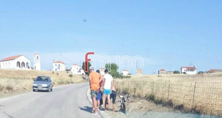 Λήμνος: Τραυματίστηκε ποδηλάτης στο Βάρος (photos)