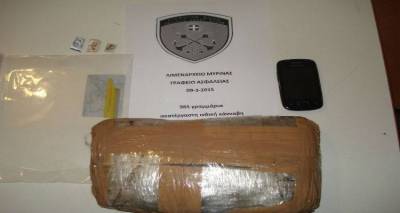 Σύλληψη για ναρκωτικά στη Μύρινα (photos)