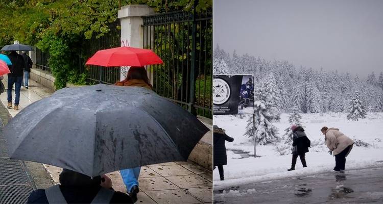 Καιρός την παραμονή της Πρωτοχρονιάς: Ο «Ραφαήλ» φέρνει καταιγίδες, χιόνια και 9 μποφόρ στο Αιγαίο