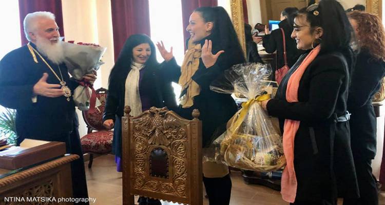 Ο ΧΟΛ «Ήφαιστος» επισκέφθηκε τον Μητροπολίτη Λήμνου (photos)