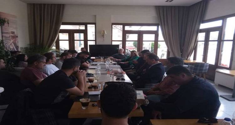 Συνάντηση με το σύλλογο εστίασης Λήμνου είχε η Ελεονώρα Γεώργα