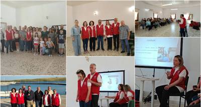 Δυναμική παρουσία του Ερυθρού Σταυρού Λήμνου σε δράσεις ενημέρωσης και υγειονομικής κάλυψης