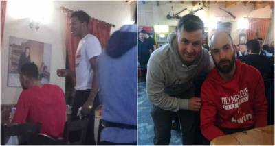 &Lambda;ή&mu;&nu;&omicron;&sigmaf;: &Omicron; &Omicron;&lambda;&upsilon;&mu;&pi;&iota;&alpha;&kappa;ό&sigmaf; &gamma;&epsilon;ύ&tau;&eta;&kappa;&epsilon; &tau;&eta;&nu; &tau;&omicron;&pi;&iota;&kappa;ή &kappa;&omicron;&upsilon;&zeta;ί&nu;&alpha; &delta;&iota;&alpha; &chi;&epsilon;&iota;&rho;ό&sigmaf; &Mu;&alpha;&nu;&tau;έ&lambda;&lambda;&alpha;! (photos)