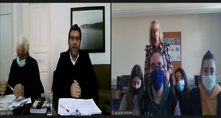 Συνάντηση ΓΕΛ Μούδρου με το Δήμο Λήμνου για το πρόγραμμα «Νησιά – Φάροι Βιώσιμης Ανάπτυξης»