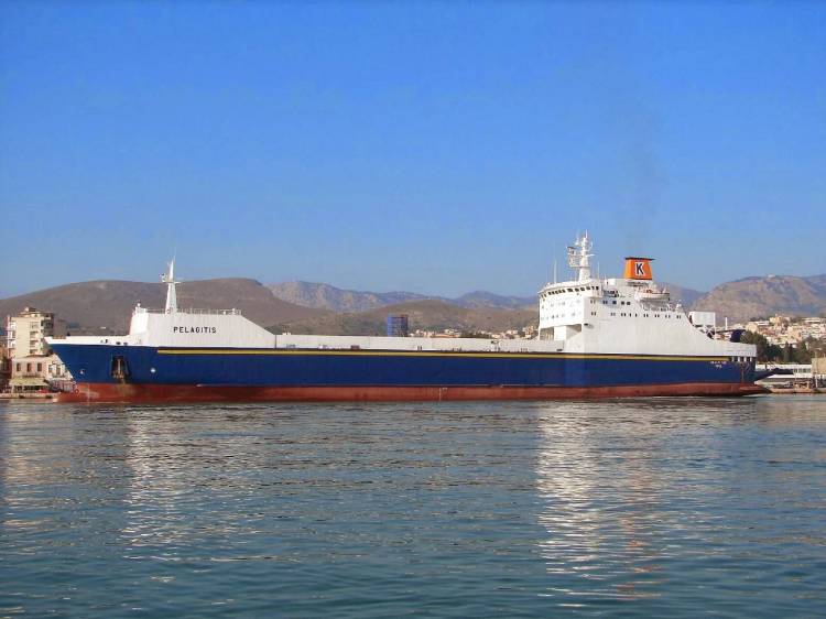 Τα δρομολόγια του οχηματαγωγού «Πελαγίτης»