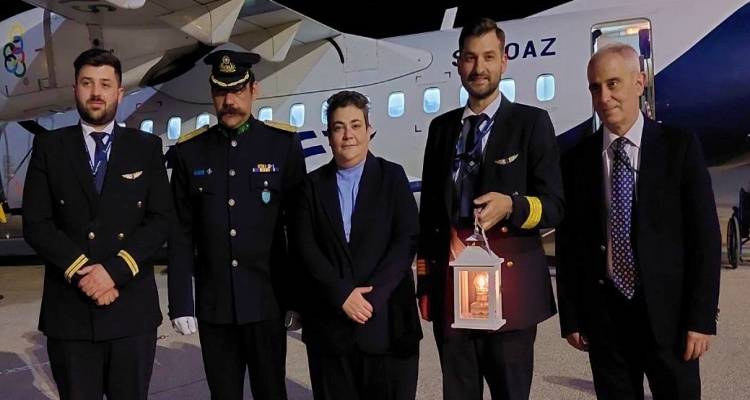 Έφτασε στη Λήμνο το Άγιο Φως