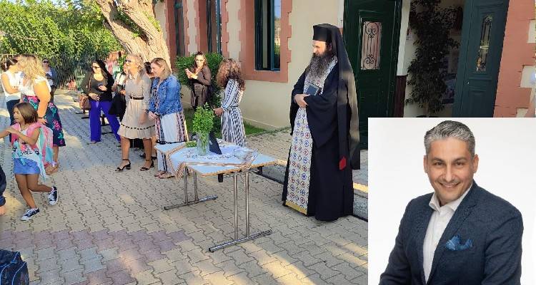 &Omicron; &Pi;. &Kappa;&omicron;&upsilon;&phi;έ&lambda;&omicron;&sigmaf; &gamma;&iota;&alpha; &tau;&eta;&nu; έ&nu;&alpha;&rho;&xi;&eta; &tau;&eta;&sigmaf; &sigma;&chi;&omicron;&lambda;&iota;&kappa;ή&sigmaf; &chi;&rho;&omicron;&nu;&iota;ά&sigmaf;