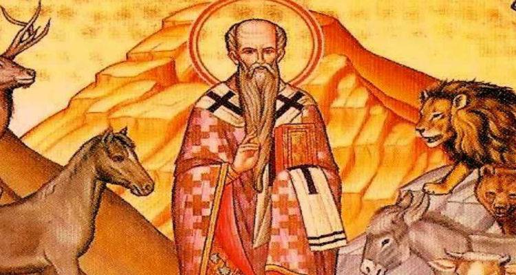 `Ά&gamma;&iota;&omicron;&sigmaf; &Mu;ό&delta;&epsilon;&sigma;&tau;&omicron;&sigmaf; &omicron; &pi;&rho;&omicron;&sigma;&tau;ά&tau;&eta;&sigmaf; &tau;&omega;&nu; &zeta;ώ&omega;&nu;.